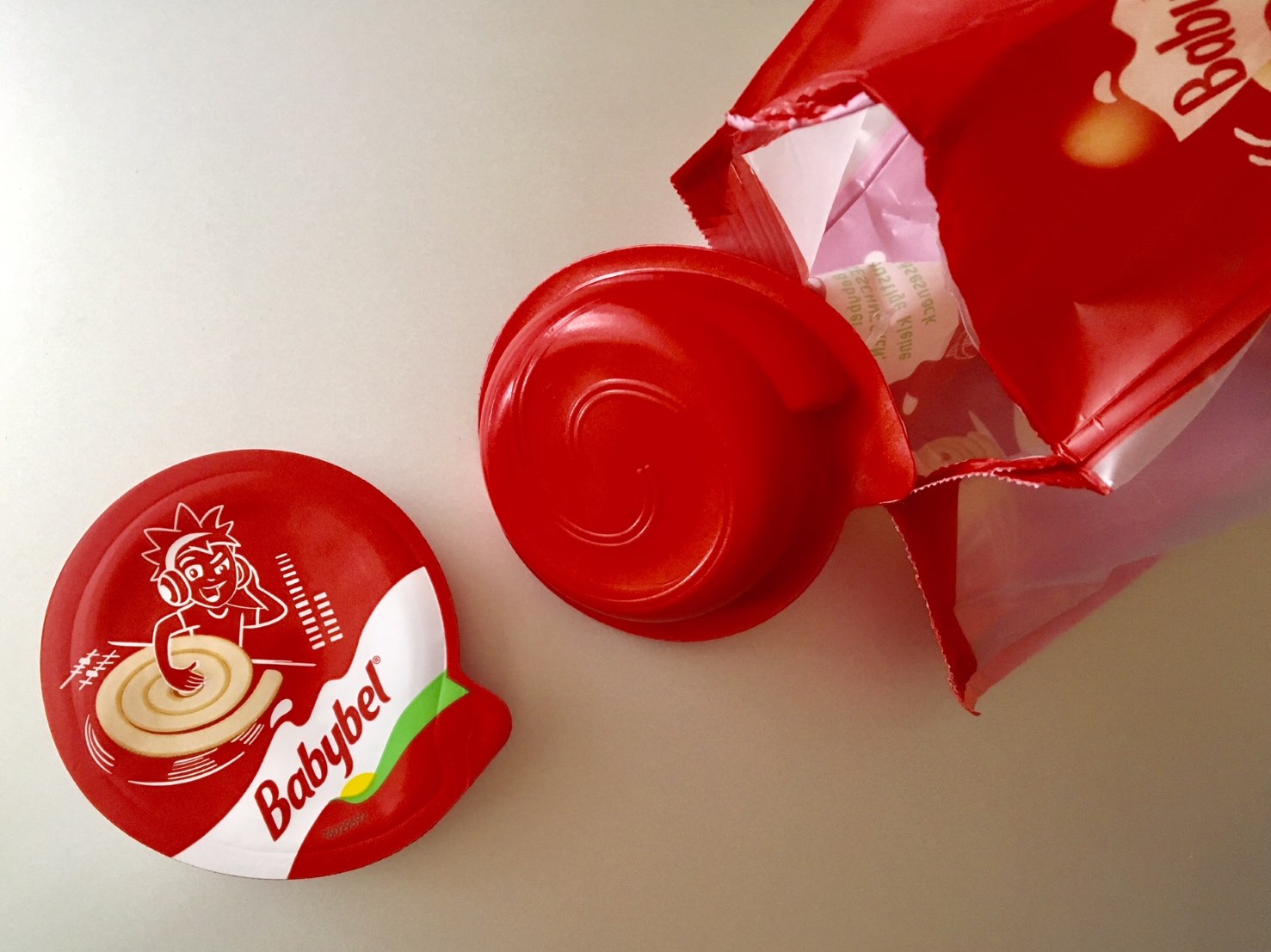 Babybel Käseschnecken Turntabel Käse